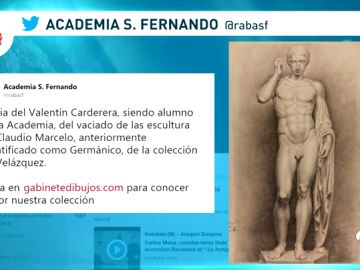 Suspenden la cuenta de Twitter de la Real Academia de Bellas Artes de San Fernando por compartir una obra de un desnudo