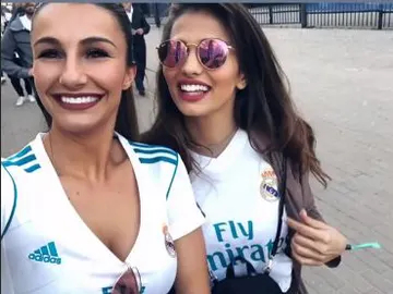 Sara Sálamo y Adriana Pozueco, las WAGs colchoneras del Real Madrid Sara Sálamo y Adriana Pozueco, las WAGs colchoneras del Real Madrid