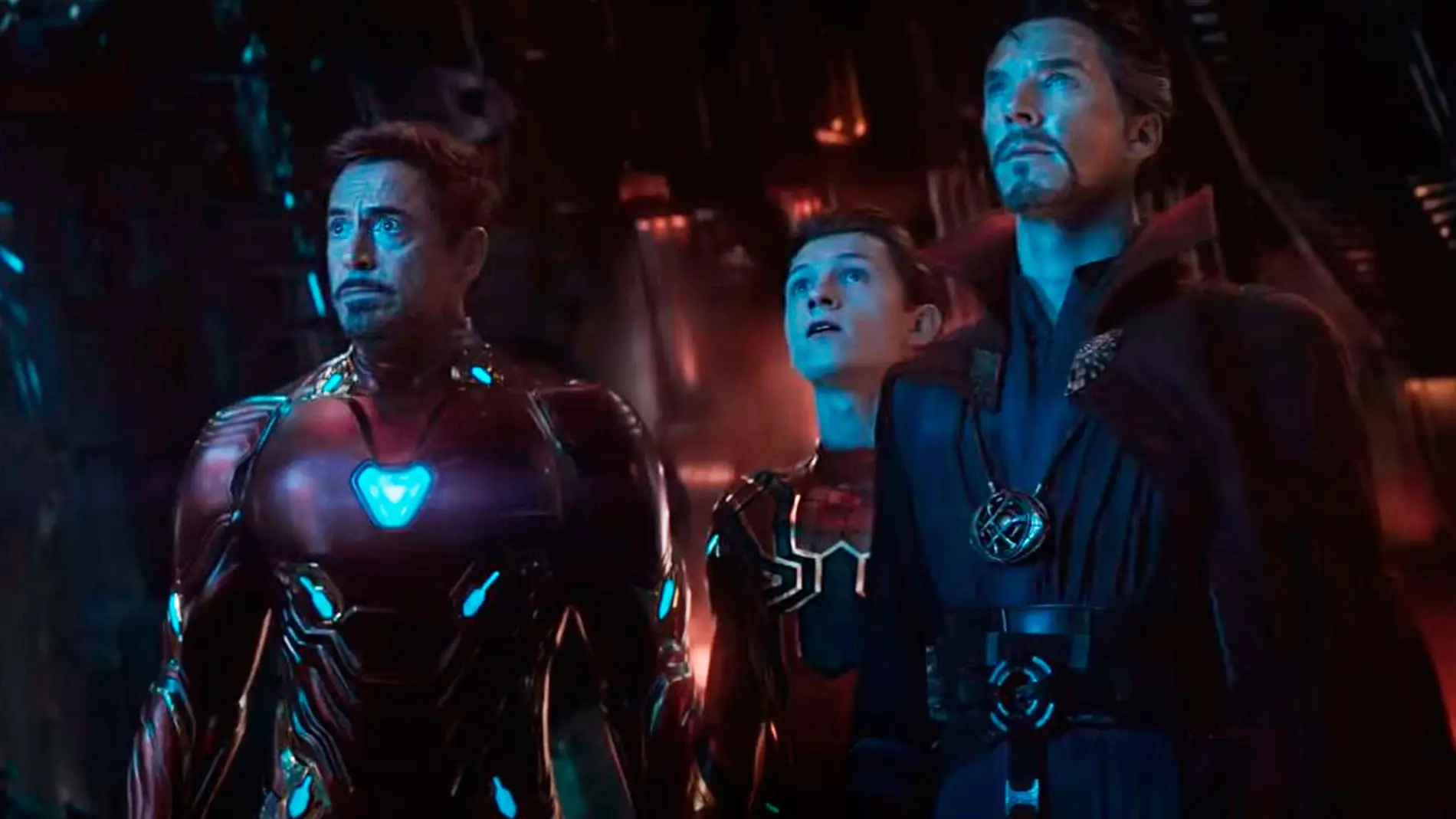 Iron Man, SpiderMan y Doctor Extraño en 'Infinity War'