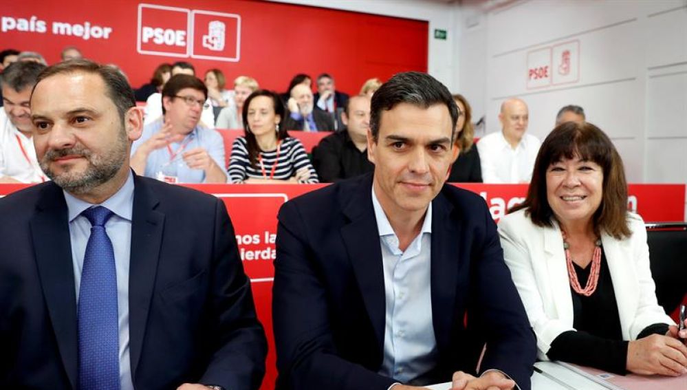 Pedro Sánchez en la reunión del Comité Federal del PSOE