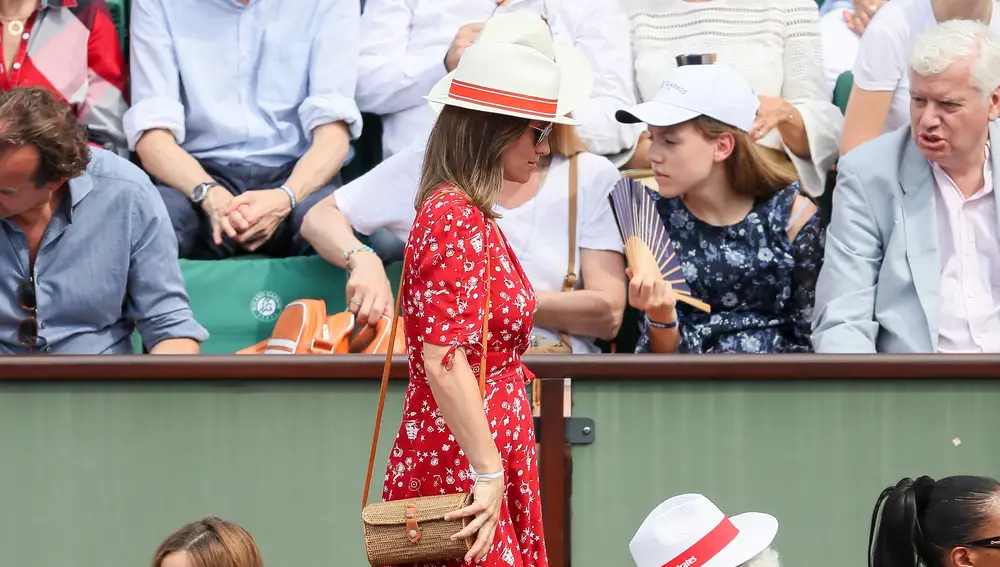 Pippa Middleton en el Open Day de Roland Garros en París 