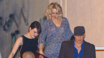 Emma Stone, Jennifer Lawrence y Woody Harrelson