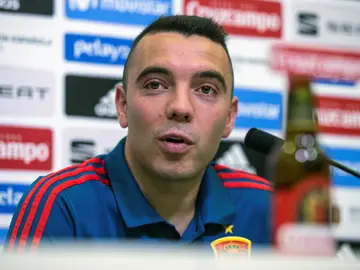 Iago Aspas comparece ante los medios Iago Aspas comparece ante los medios