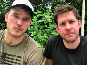 Chris Pratt y John Krasinski Chris Pratt y John Krasinski