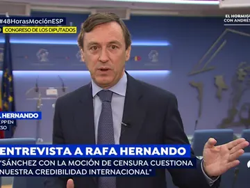 Hernando, sobre la condena al PP por Gürtel: "Es como si me dices que Espinar es responsable de la 'tarjeta black' de su padre porque se benefició" Hernando, sobre la condena al PP por Gürtel: "Es como si me dices que Espinar es responsable de la 'tarjeta black' de su padre porque se benefició"