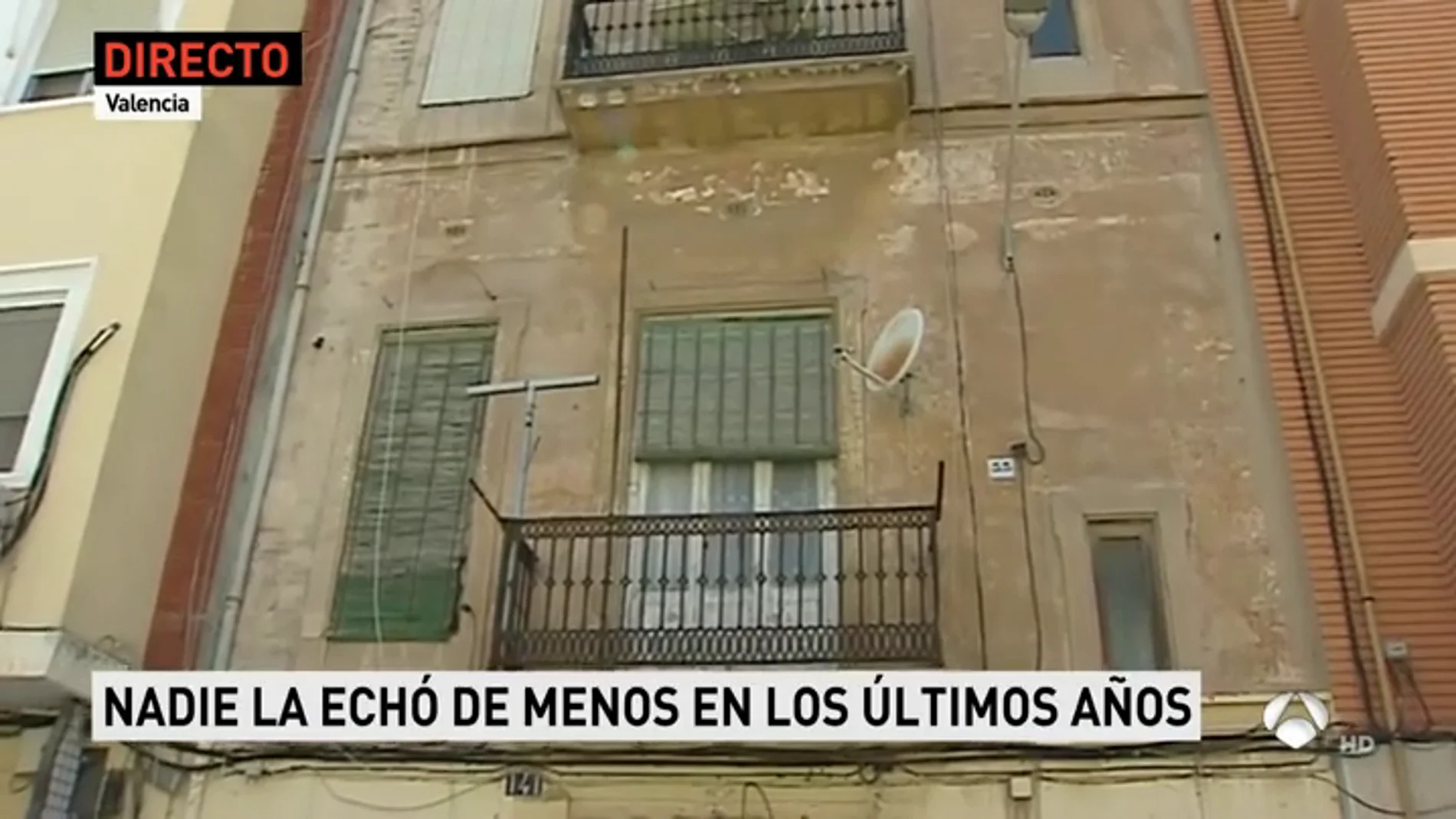 Hallan el cadáver momificado de una mujer que había muerto hacía 4 años en Valencia Hallan el cadáver momificado de una mujer que había muerto hacía 4 años en Valencia