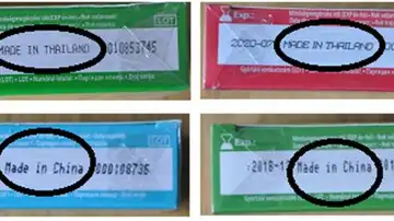 Preservativos falsificados Preservativos falsificados