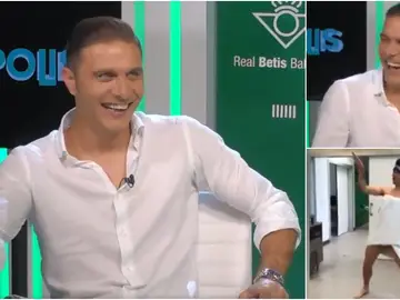 Joaquín, durante una entrevista en BetisTV Joaquín, durante una entrevista en BetisTV