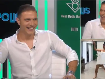 Joaquín, durante una entrevista en BetisTV Joaquín, durante una entrevista en BetisTV