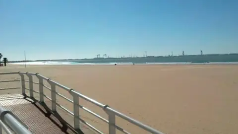 Playa de Valdelagrana, Cádiz Playa de Valdelagrana, Cádiz