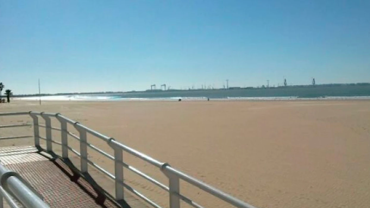 Playa de Valdelagrana, Cádiz Playa de Valdelagrana, Cádiz