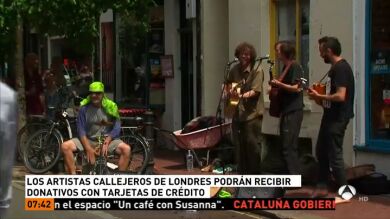Londres repartirá dispositivos electrónicos a los artistas callejeros para que puedan recibir donativos con tarjetas de crédito o el móvil