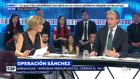 De la Serna, sobre la moción de censura: "Los votos de los independentistas no se dan a cambio de nada" De la Serna, sobre la moción de censura: "Los votos de los independentistas no se dan a cambio de nada"