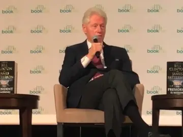 Bill Clinton, en la presentación de su libro Bill Clinton, en la presentación de su libro