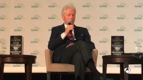 Bill Clinton, en la presentación de su libro Bill Clinton, en la presentación de su libro