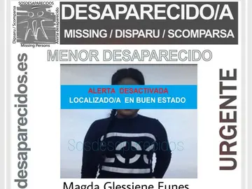 Encuentra a la menor desaparecida en Santa Coloma de Gramanet Encuentra a la menor desaparecida en Santa Coloma de Gramanet