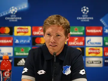 Nagelsmann, en una conferencia de prensa Nagelsmann, en una conferencia de prensa