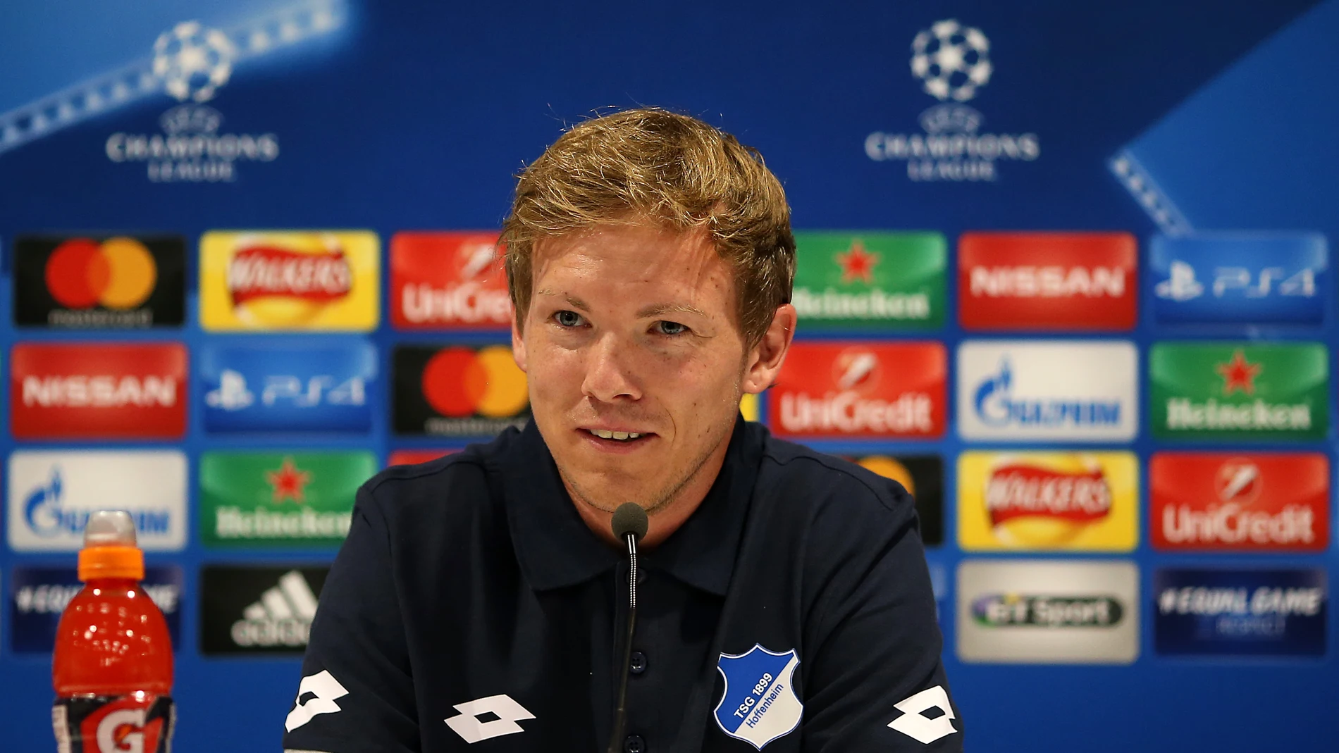 Nagelsmann, en una conferencia de prensa Nagelsmann, en una conferencia de prensa