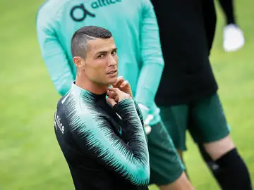 Cristiano Ronaldo, en la concentración de Portugal Cristiano Ronaldo, en la concentración de Portugal