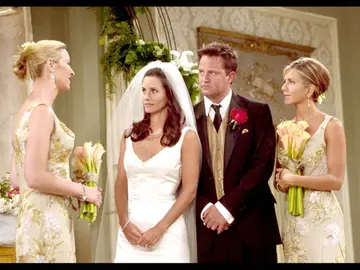 Imagen de la boda de Monica y Chandler en 'Friends' Imagen de la boda de Monica y Chandler en 'Friends'