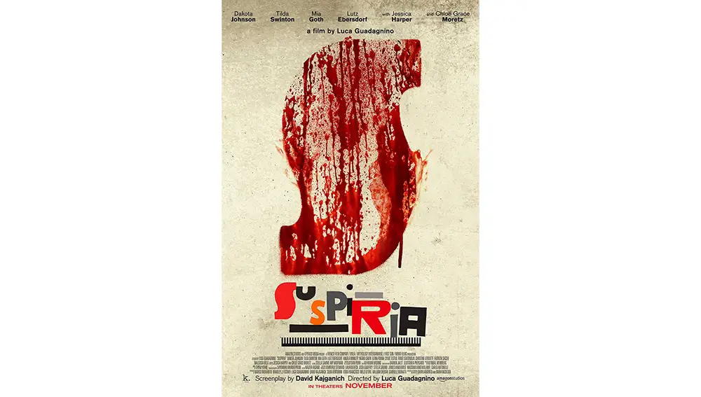 Nuevo póster de 'Suspiria', de Luca Guadagnino