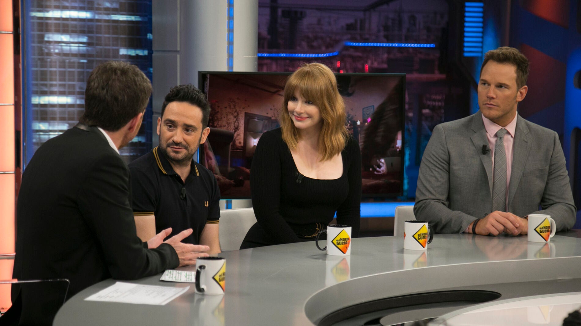 Chris Pratt, Bryce Dallas Howard y J.A. Bayona confiesan en 'El Hormiguero 3.0' qu&eacute; sintieron la primera vez que vieron 'Parqu&eacute; Jur&aacute;sico'