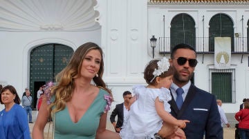 El bautizo de la hija de Elisabeth Reyes y Sergio Sánchez en El Rocío