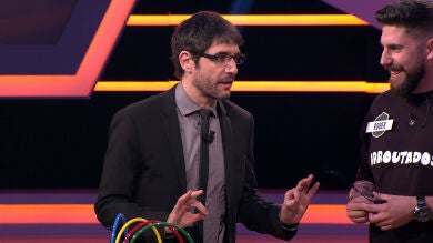 <p>La dificultad de Juanra Bonet para pronunciar el nombre de uno de los concursantes de '¡Boom!'</p>