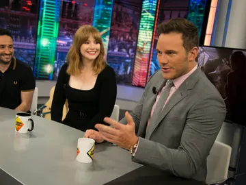 El Hormiguero: J. Bayona, Chris Pratt y Bryce Dallas Howard (04-06-18) El Hormiguero: J. Bayona, Chris Pratt y Bryce Dallas Howard (04-06-18)