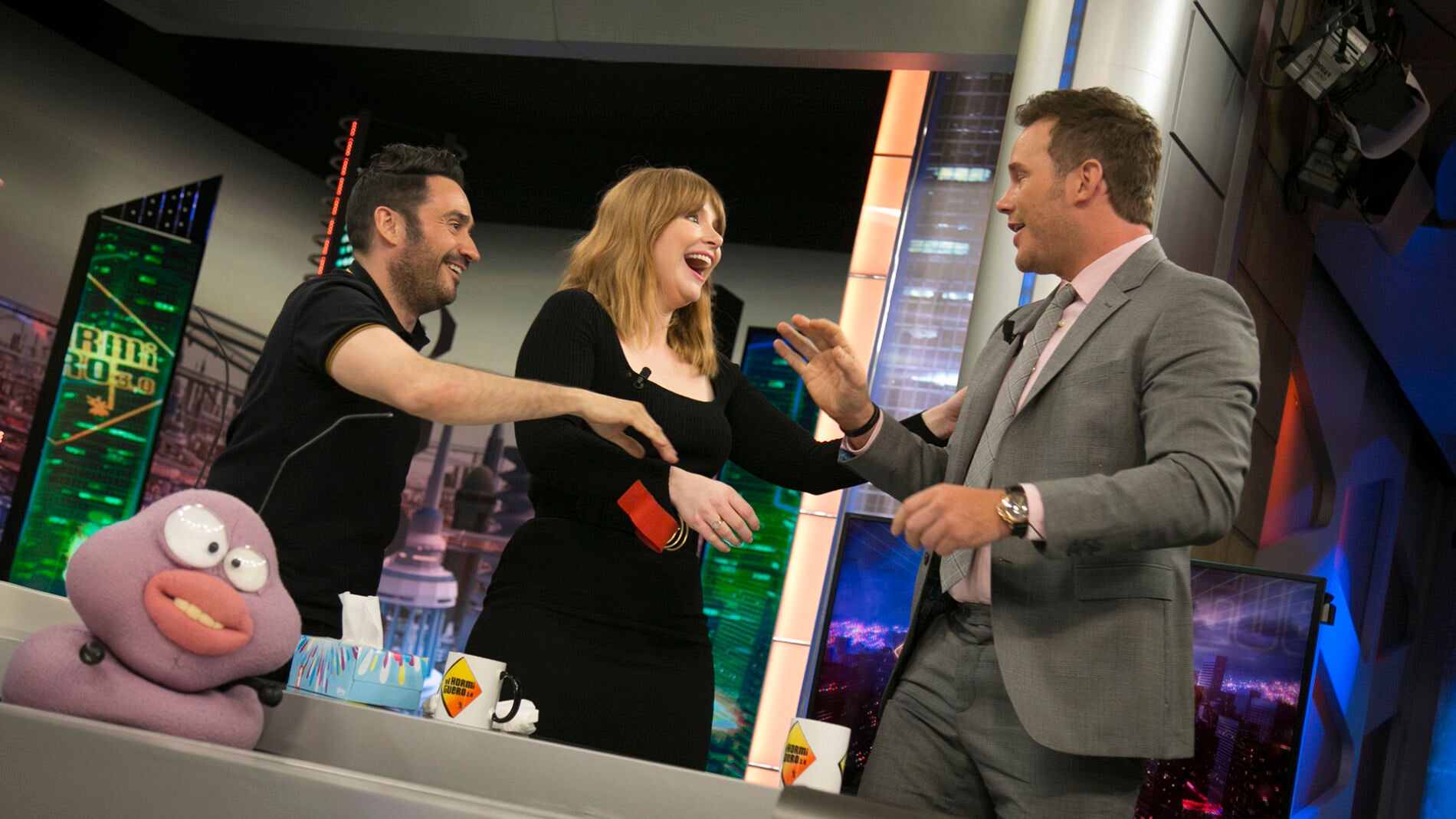 Chris Pratt y Bryce Dallas Howard cuentan en 'El Hormiguero 3.0' qu&eacute; recuerdo se han quedado de la nueva pel&iacute;cula de J.A. Bayona