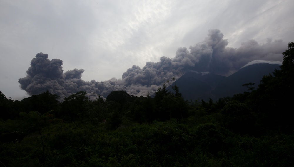 Imagen del volcán