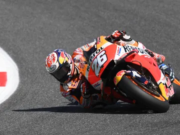 El piloto español Dani Pedrosa El piloto español Dani Pedrosa