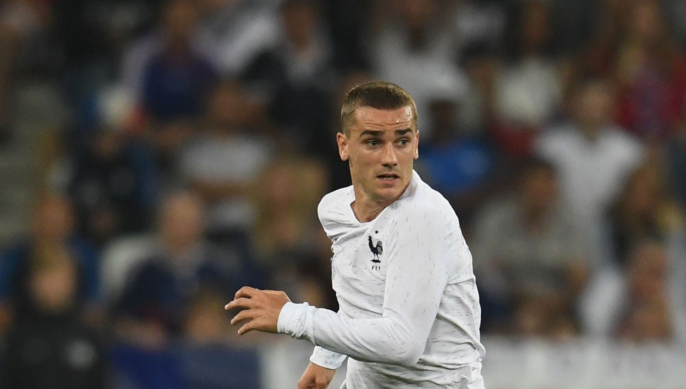 Griezmann, en un partido con Francia