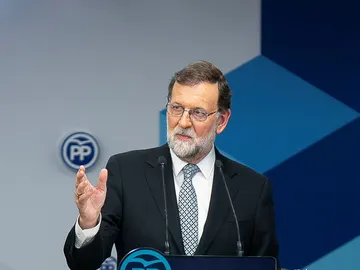 Mariano Rajoy durante su intervención Mariano Rajoy durante su intervención