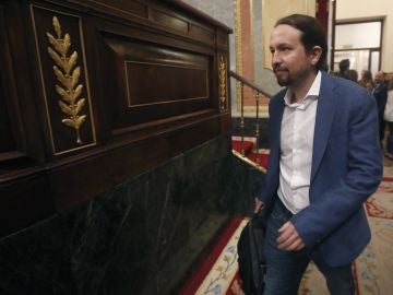 El líder de Podemos, Pablo Iglesias