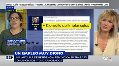 <p>La auxiliar de residencia cuya carta se hizo viral: 