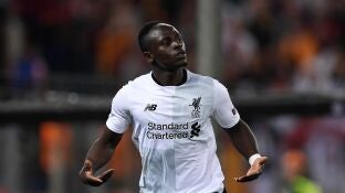 Sadio Man&eacute; celebra un gol con el Liverpool