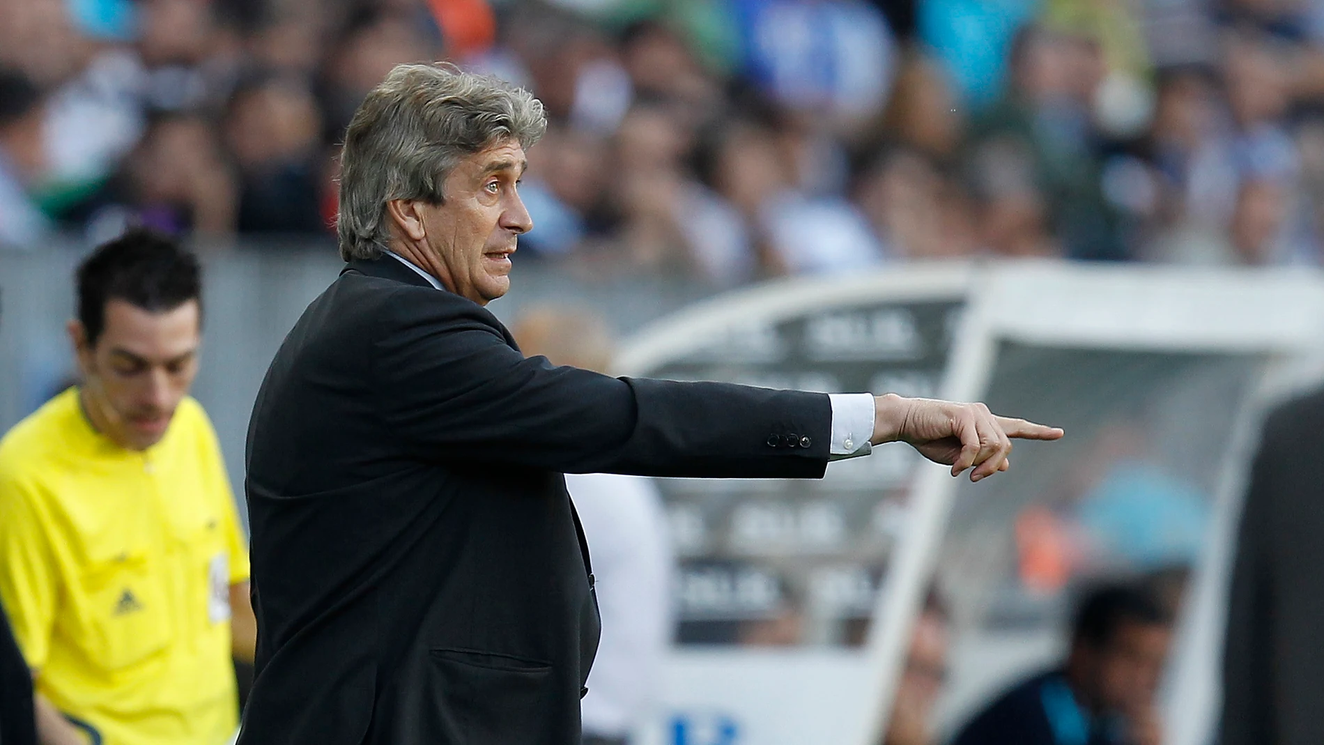 Pellegrini, en su etapa en el Real Madrid Pellegrini, en su etapa en el Real Madrid