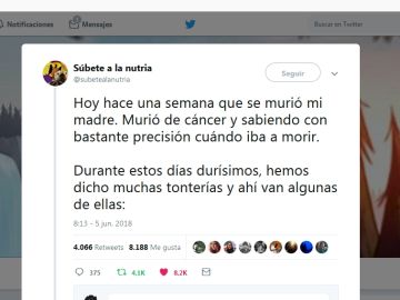 El hilo de Súbete a la nutria El hilo de Súbete a la nutria