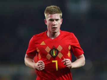 Kevin De Bruyne, con la selección belga Kevin De Bruyne, con la selección belga