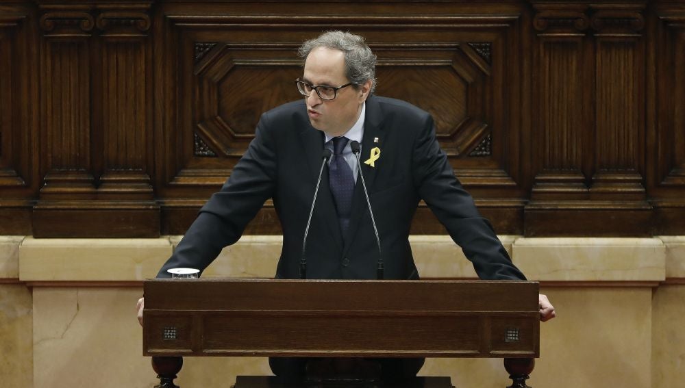El presidente de la Generalitat, Quim Torra
