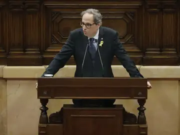 El presidente de la Generalitat, Quim Torra El presidente de la Generalitat, Quim Torra