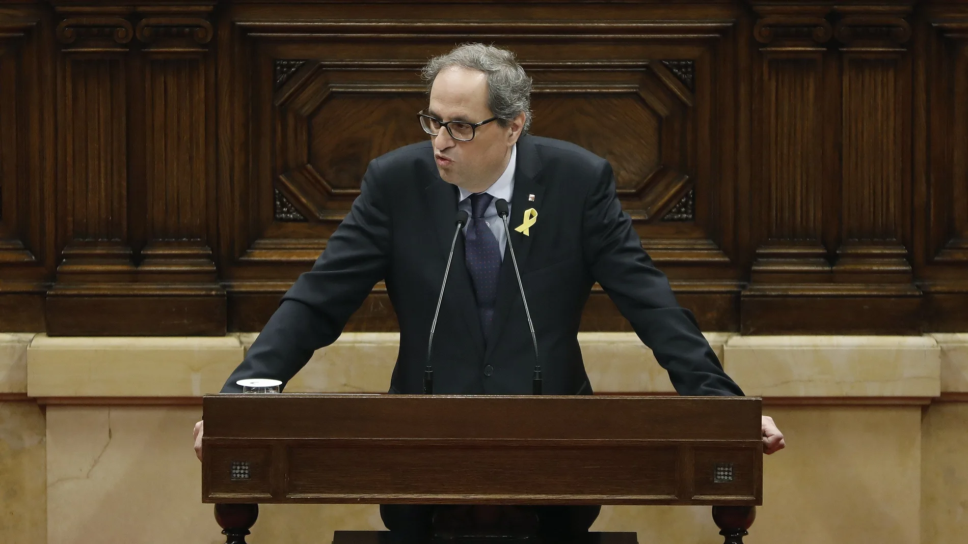 El presidente de la Generalitat, Quim Torra El presidente de la Generalitat, Quim Torra