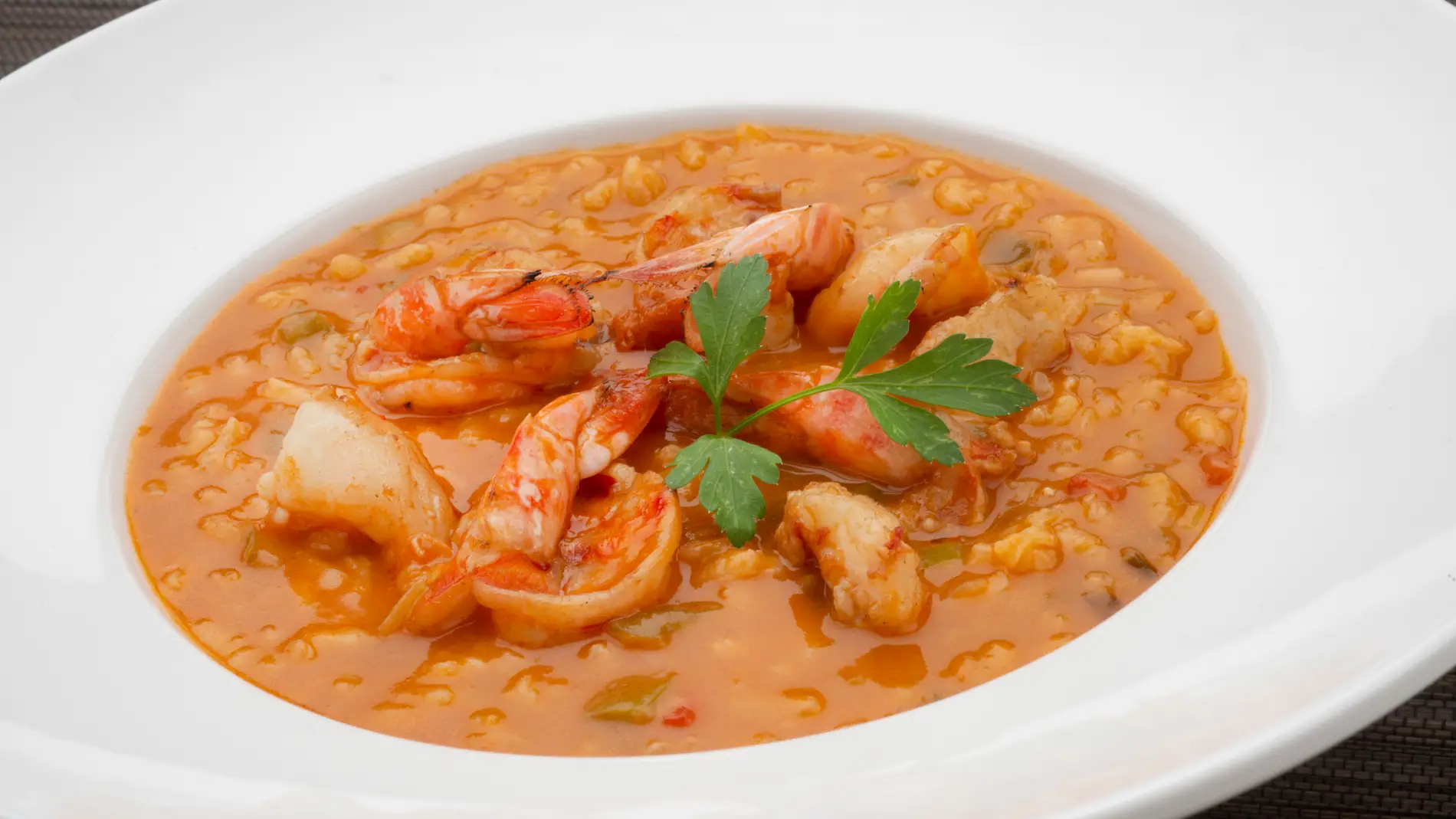 arroz caldoso con langostinos