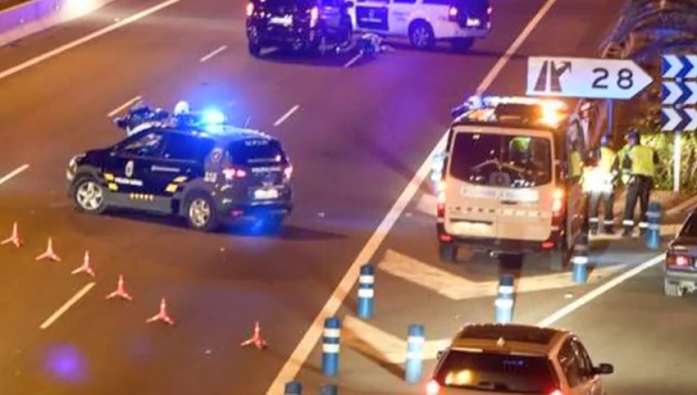 <p>Una mujer muere atropellada en la autopista del sur de Gran Canaria</p>
