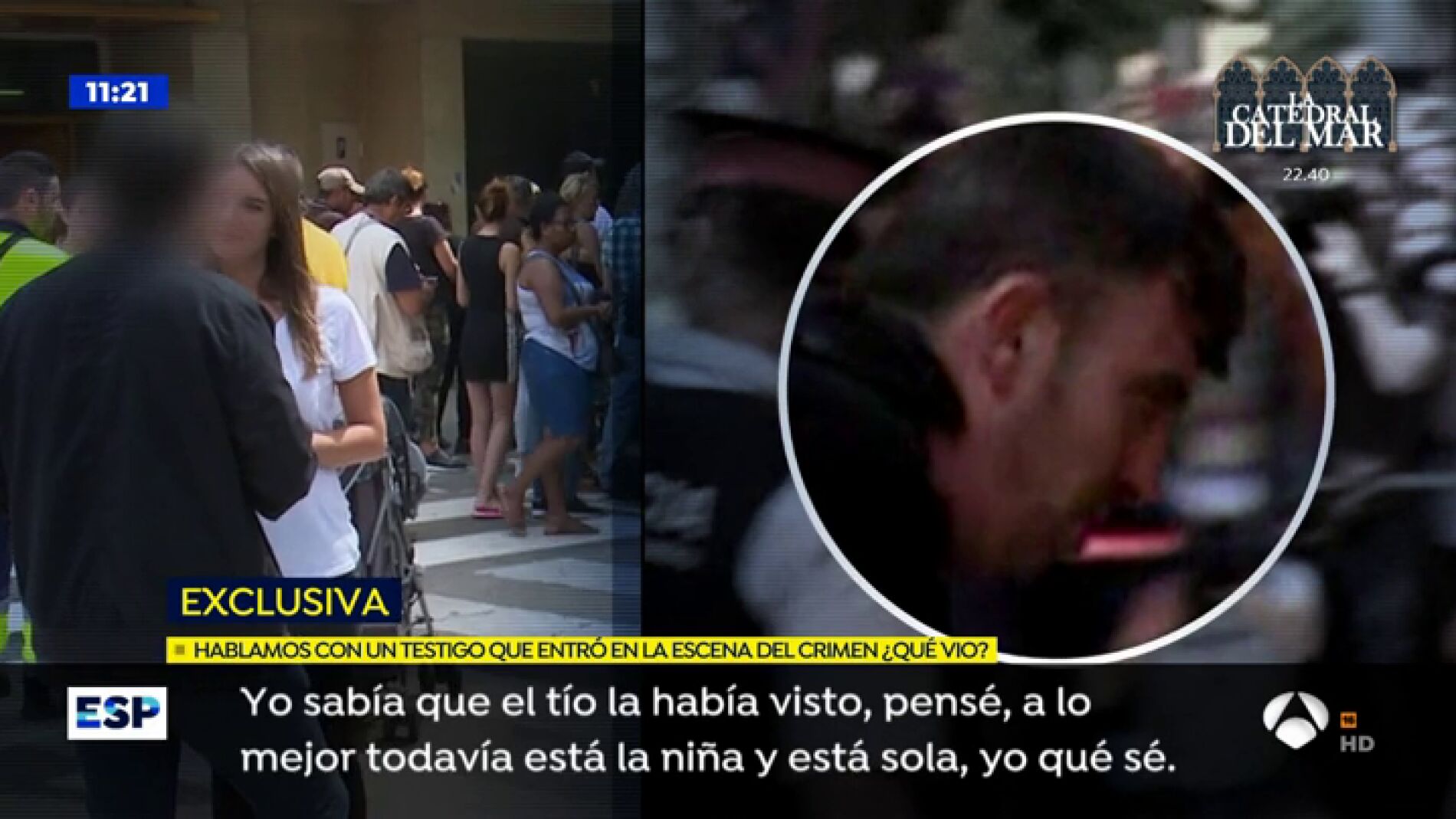 <p>Un testigo que encontr&oacute; el cuerpo sin vida de Laia: "Estaba todo revuelto, el colch&oacute;n por ah&iacute; y salpicaduras de sangre en la pared"</p>
