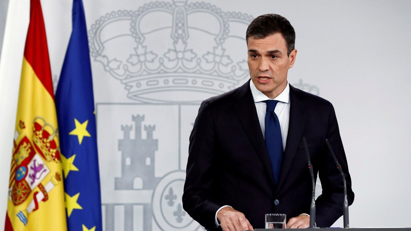 El presidente del Gobierno, Pedro Sánchez