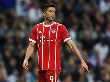 Lewandowski, en un partido con el Bayern de Múnich Lewandowski, en un partido con el Bayern de Múnich
