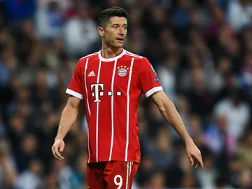 Lewandowski, en un partido con el Bayern de Múnich Lewandowski, en un partido con el Bayern de Múnich