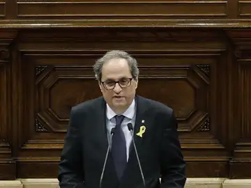 Quim Torra en el Parlament Quim Torra en el Parlament
